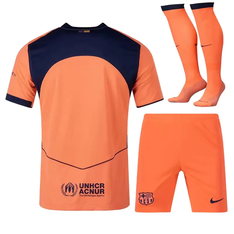 25-26 Barcelona Third Away Full Soccer Kit Jersey+Shorts+Socks