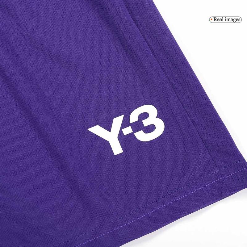 23-24 Real Madrid Y-3 Fourth Jersey Kit Purple (Jersey+Shorts)