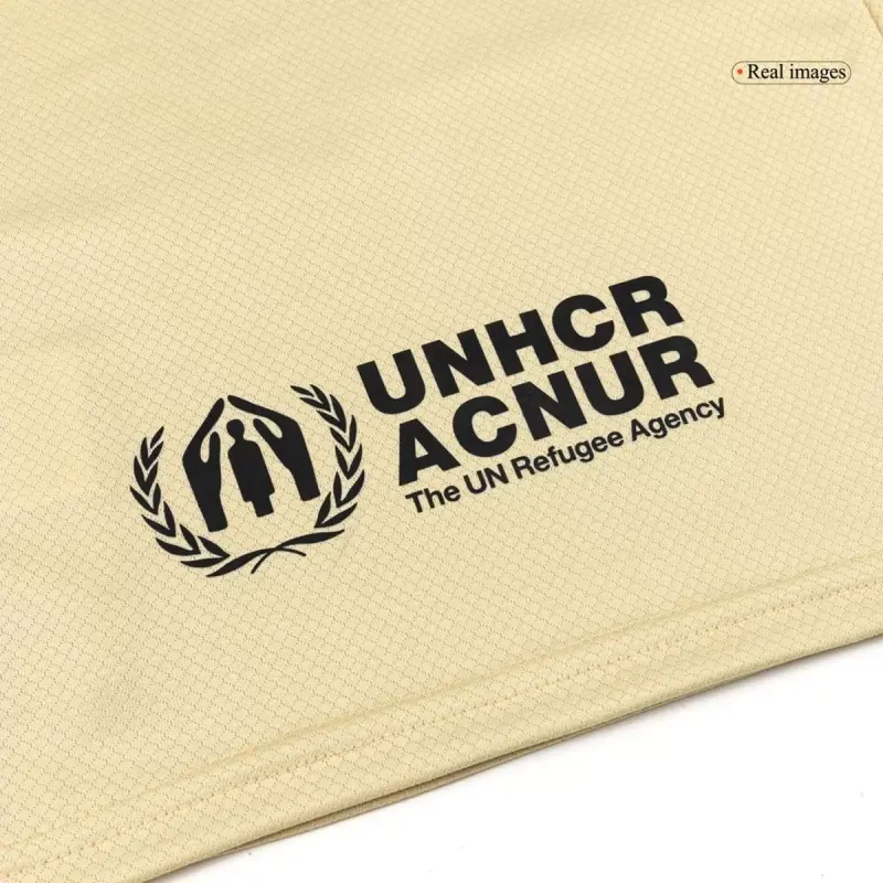 25-26 Barcelona Away Soccer Full Kids Kit Jersey+Shorts+Socks