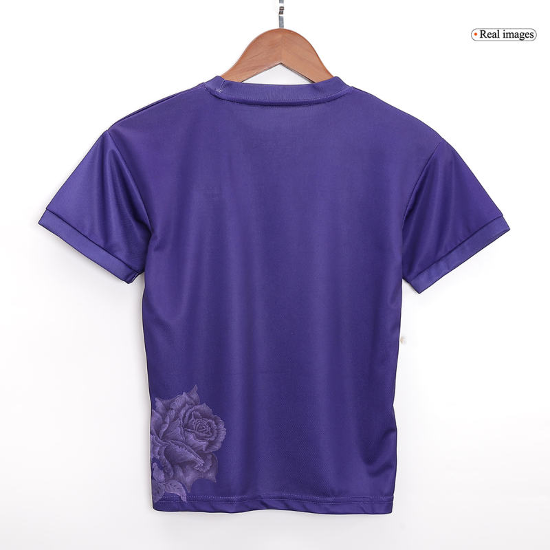 23-24 Real Madrid Y-3 Fourth Jersey Kit Purple (Jersey+Shorts)