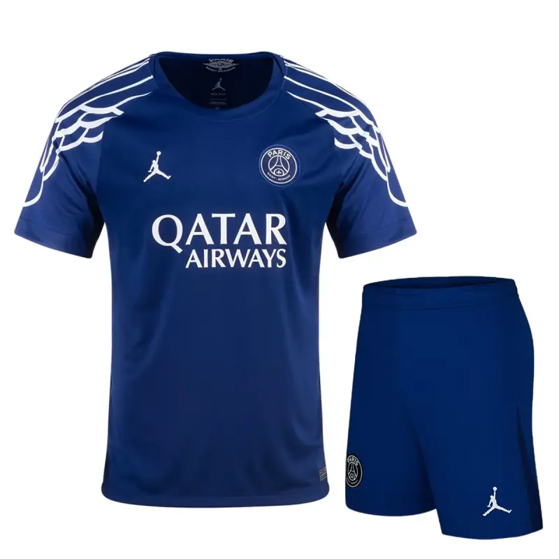 24-25 PSG Fourth Away Soccer Kit Jersey+Shorts
