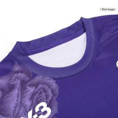 23-24 Real Madrid Y-3 Fourth Jersey Kit Purple (Jersey+Shorts)