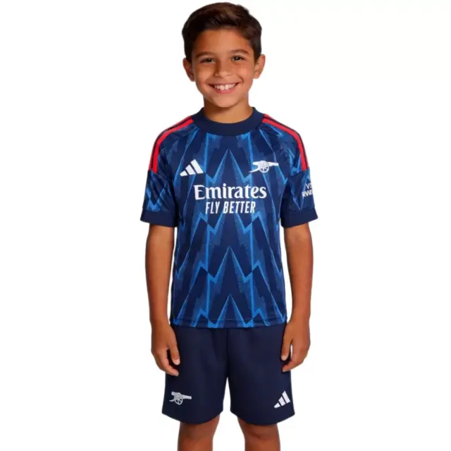25-26 Arsenal Away Soccer Kids Kit Jersey+Shorts