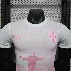 2025 Brazil Pink Special Edition Kit Player Version Soccer Jersey