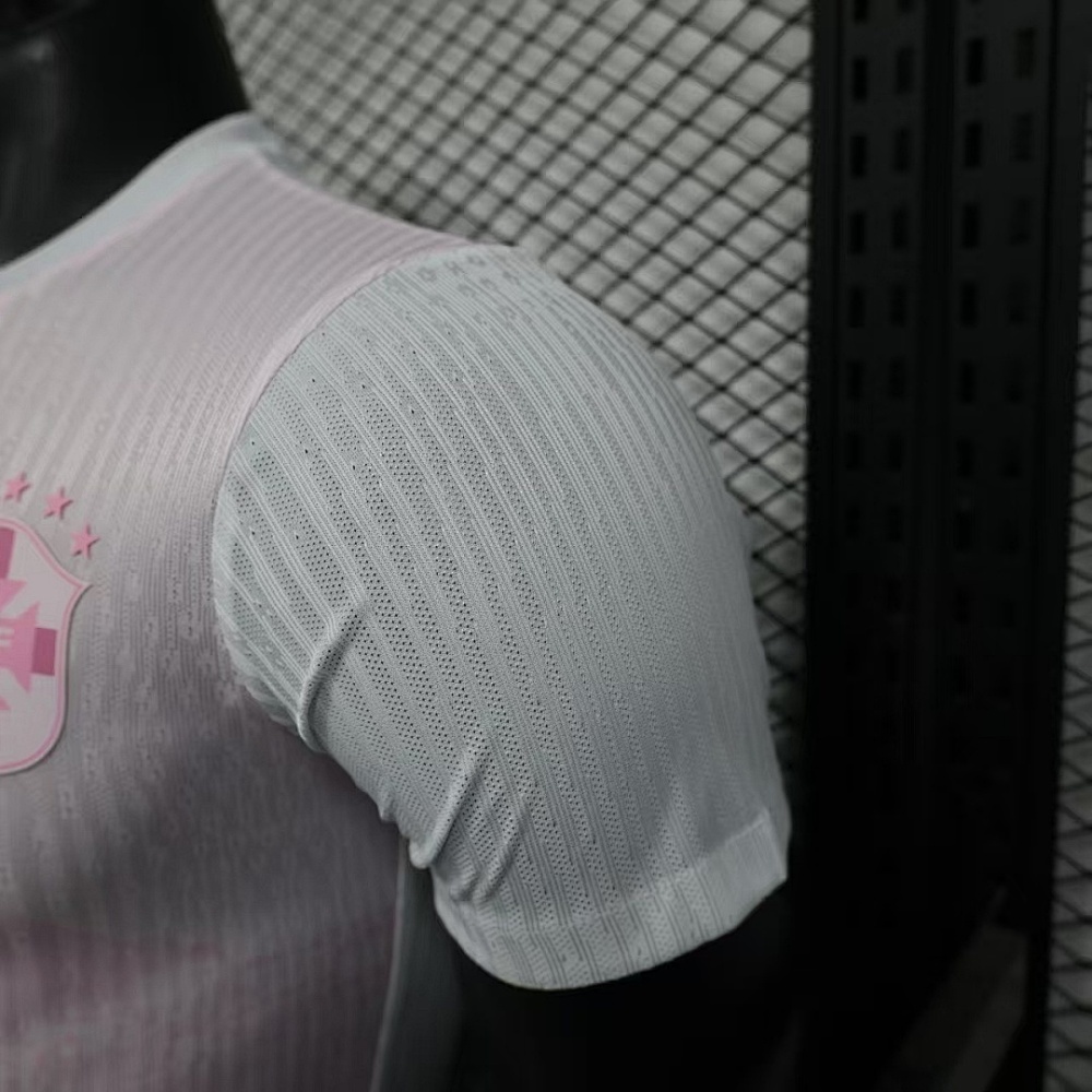 2025 Brazil Pink Special Edition Kit Player Version Soccer Jersey