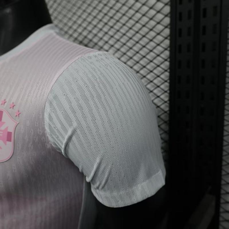 2025 Brazil Pink Special Edition Kit Player Version Soccer Jersey