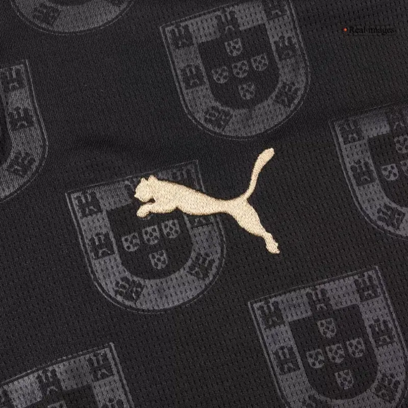 2026 Portugal  'Black Panther' Special Edition Soccer Kit Jersey+Shorts