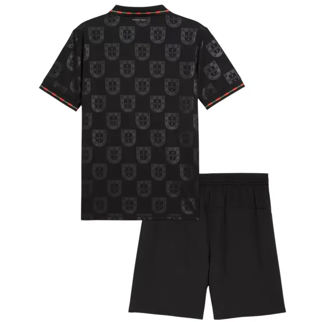 2026 Portugal  'Black Panther' Special Edition Kids Kit Jersey+Shorts