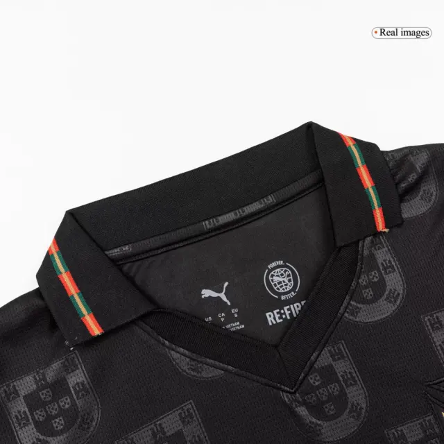 2026 Portugal  'Black Panther' Special Edition Soccer Kit Jersey+Shorts