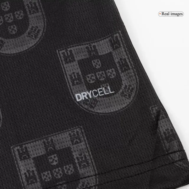 2026 Portugal  'Black Panther' Special Edition Soccer Kit Jersey+Shorts