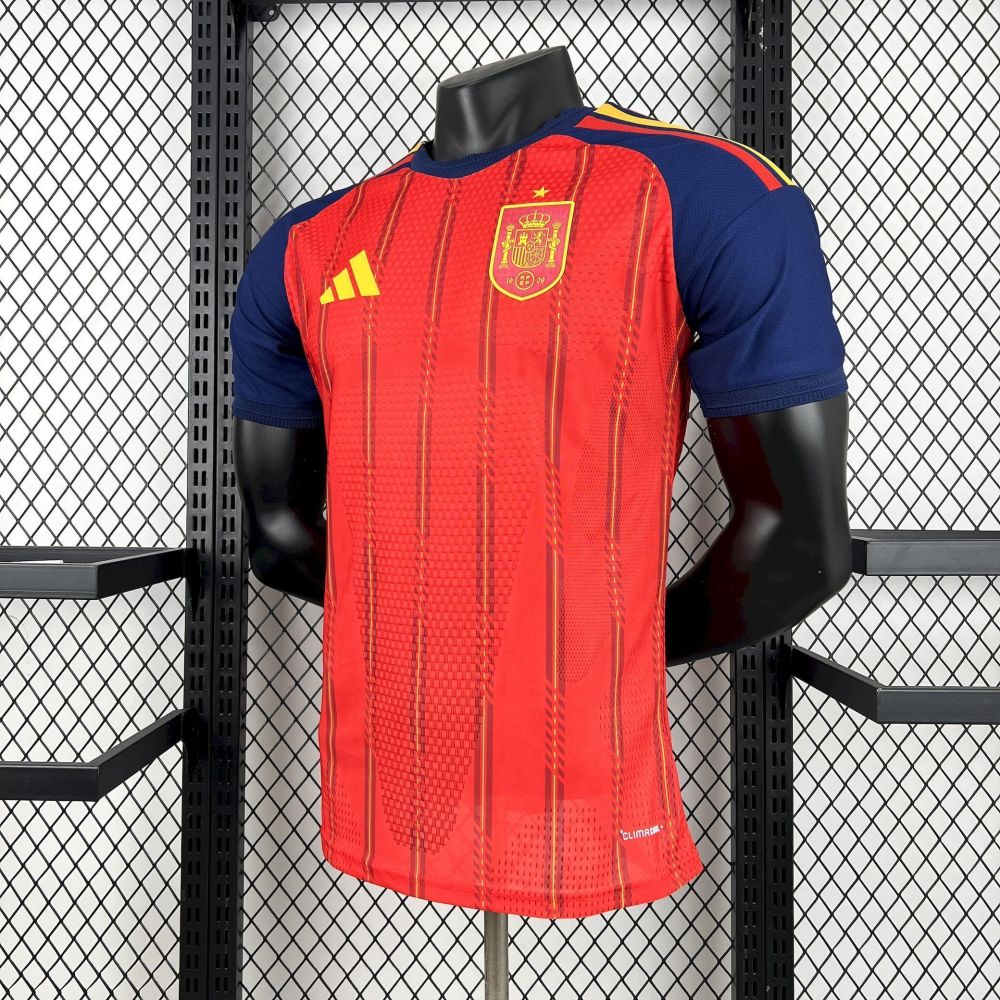 2026 Spain Home World Cup Soccer Jersey Authentic Shirt