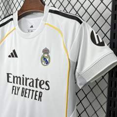 25-26 Real Madrid Home Soccer Kids Kit Jersey+Shorts