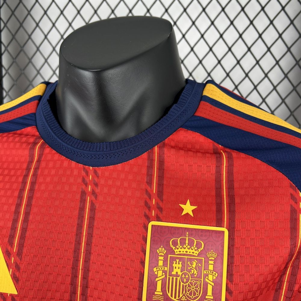 2026 Spain Home World Cup Soccer Jersey Authentic Shirt