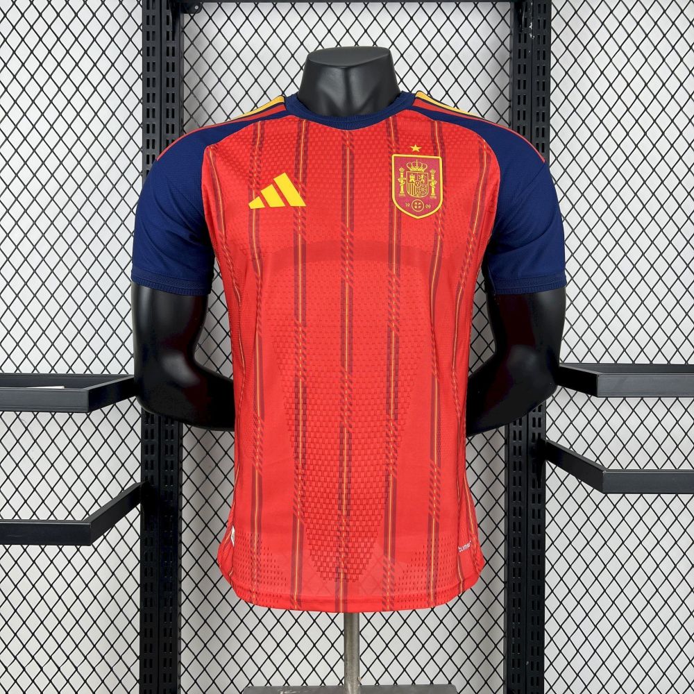 2026 Spain Home World Cup Soccer Jersey Authentic Shirt