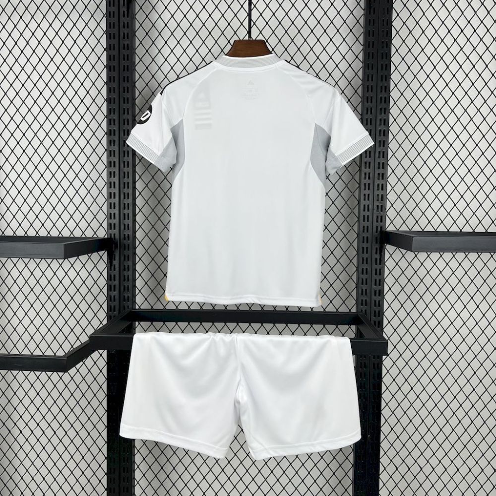25-26 Real Madrid Home Soccer Kids Kit Jersey+Shorts