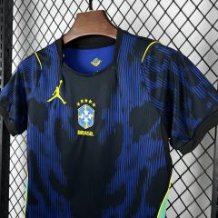 2026 Brazil Away World Cup Football Kids Kit Jersey+Shorts