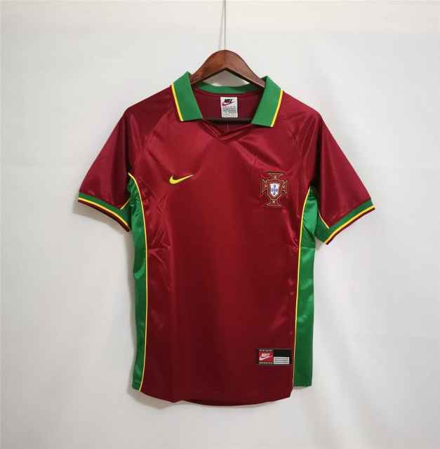 1998 Portugal  World Cup Home Retro Jersey