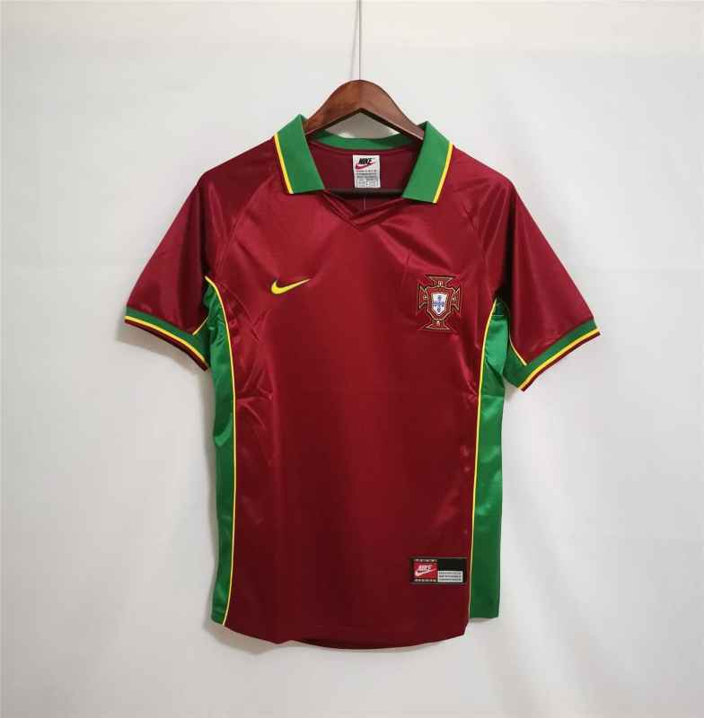 1998 Portugal  World Cup Home Retro Jersey