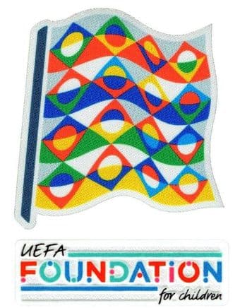 2023-25 UEFA Nations League Official Player Issue Size Football Badge Patch Set