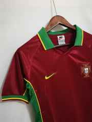 1998 Portugal  World Cup Home Retro Jersey