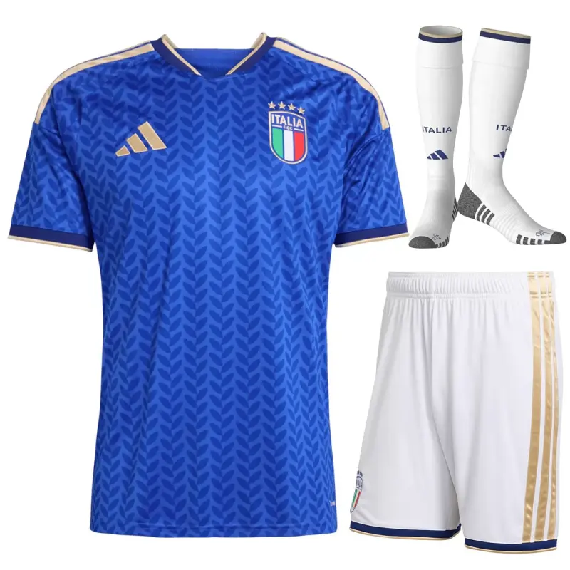 2026 Italy World Cup Home Soccer Full Kit Jersey+Shorts+Socks