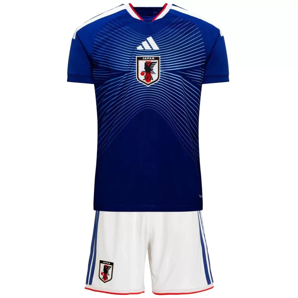 2026 Japan World Cup Home Soccer Kids Kit Jersey+Shorts