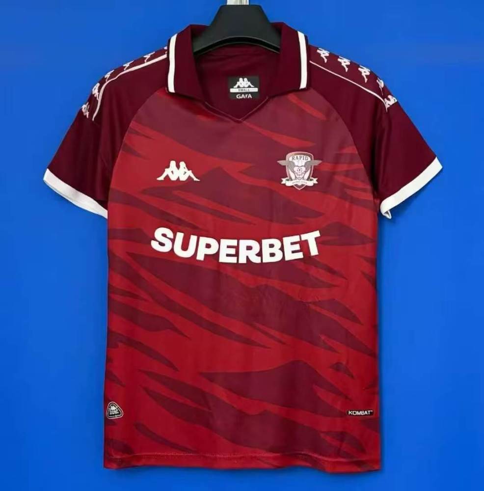 25-26 FC Rapid București Home Soccer Jersey