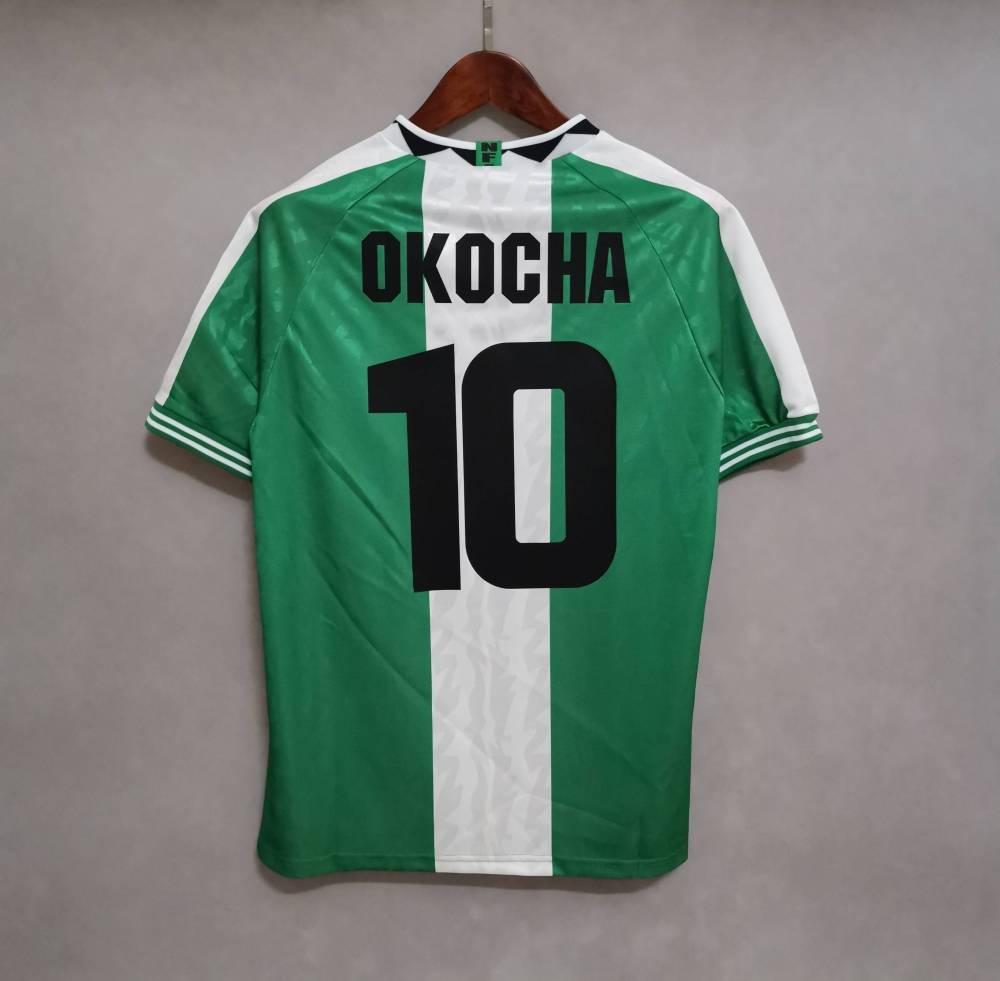 1996 Nigeria Home Soccer Retro Jersey