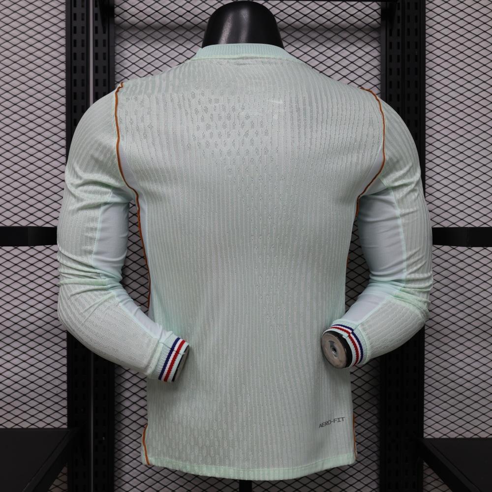 2026 France Away World Cup Soccer Jersey Authentic Shirt Long Sleeve