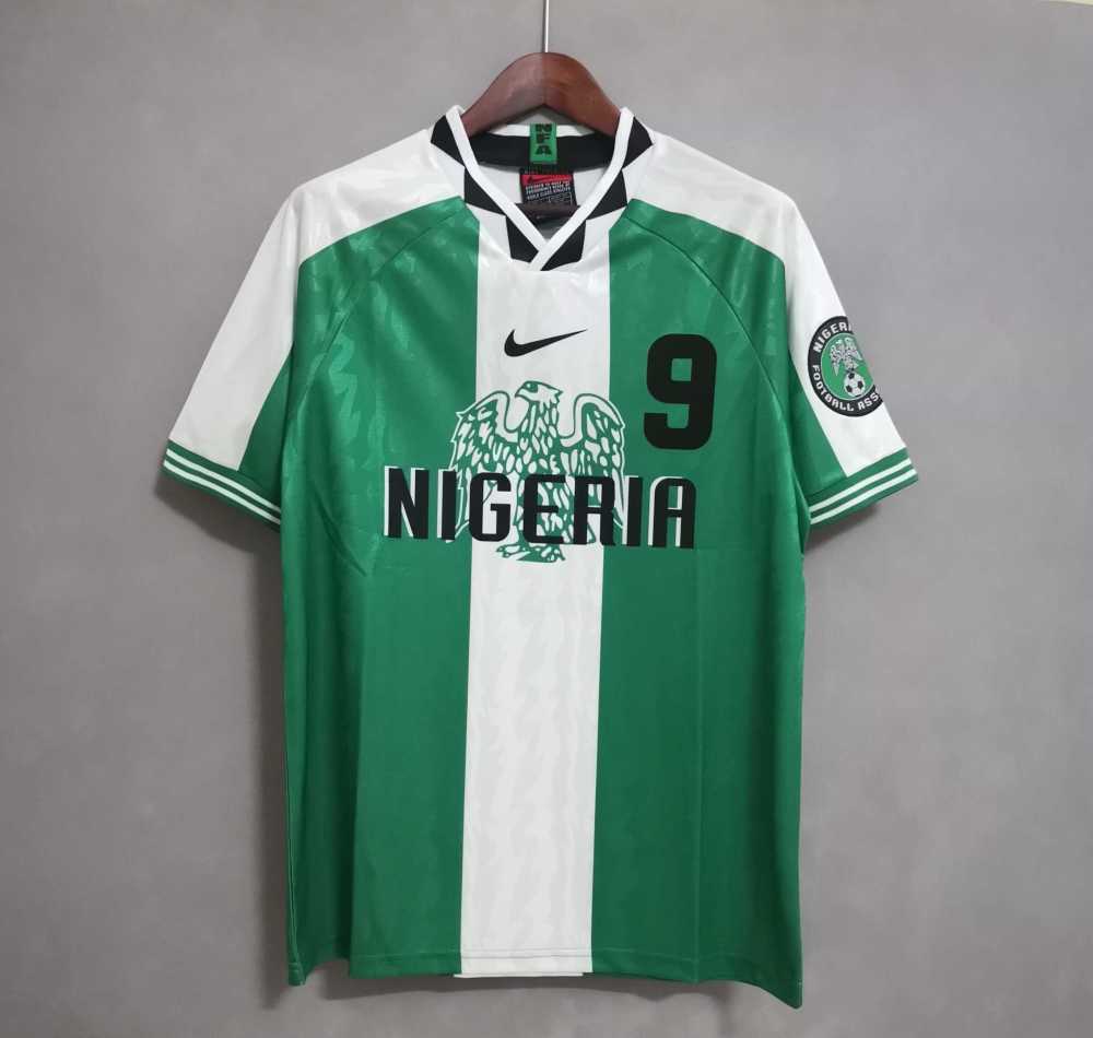 1996 Nigeria Home Soccer Retro Jersey