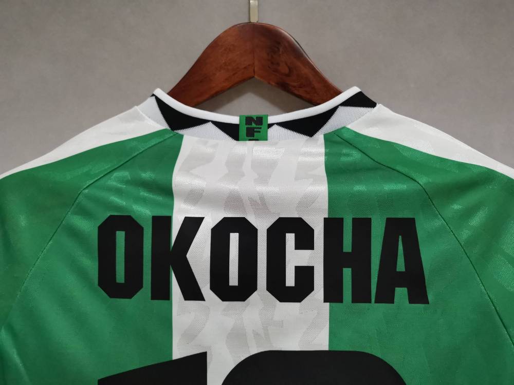 1996 Nigeria Home Soccer Retro Jersey