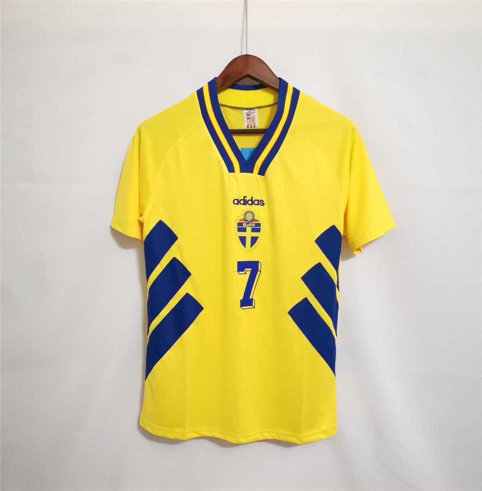 1994 Sweden World Cup Home Soccer Retro Jersey