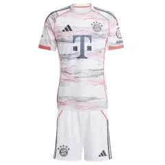 25-26 Bayern Munich Away Soccer Kids Full Kit