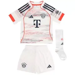 25-26 Bayern Munich Away Soccer Kids Full Kit