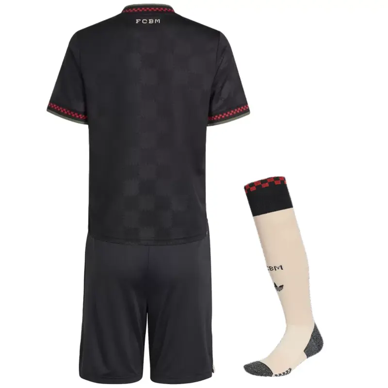 25-26 Bayern Munich Third Away Soccer Kids Full Kit