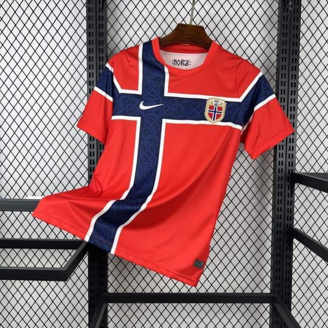 2026 Norway Home World Cup Soccer Jersey