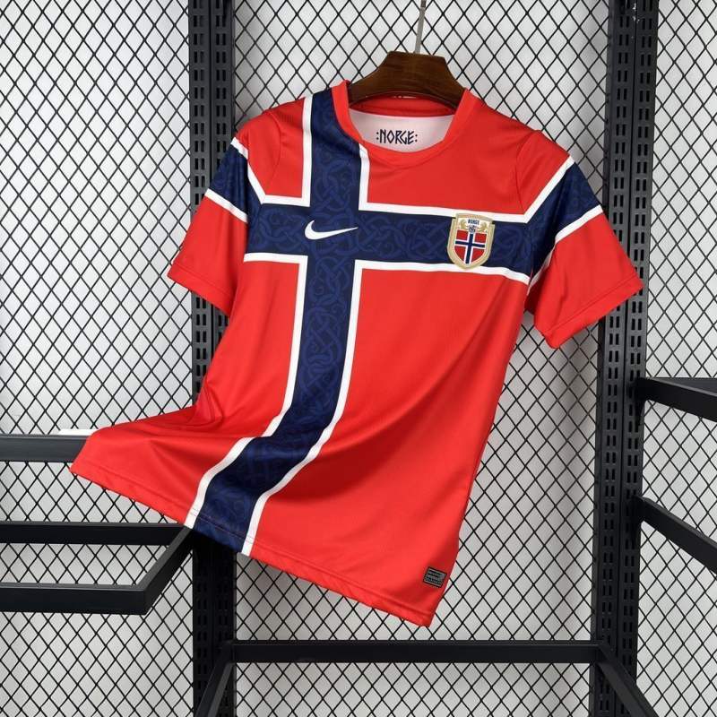 2026 Norway Home World Cup Soccer Jersey
