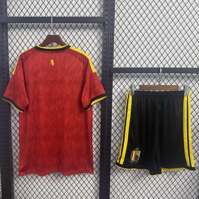 2026 Belgium World Cup Home Football Kids Kit Jersey+Shorts