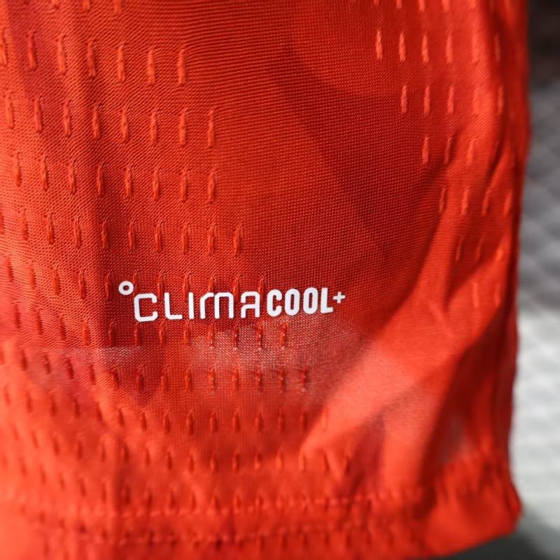 2026 Belgium World Cup Home Football Jersey Player Version Long Sleeve