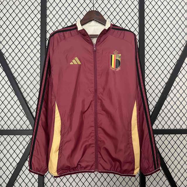 2024 Belgium Reversible Double-Sides Windbreaker Jacket