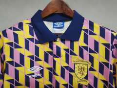 88-89 Scotland Third Away Soccer Retro Jersey