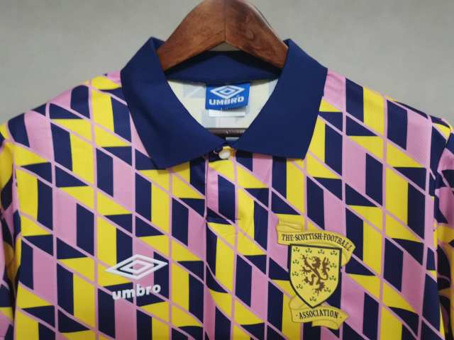 88-89 Scotland Third Away Soccer Retro Jersey