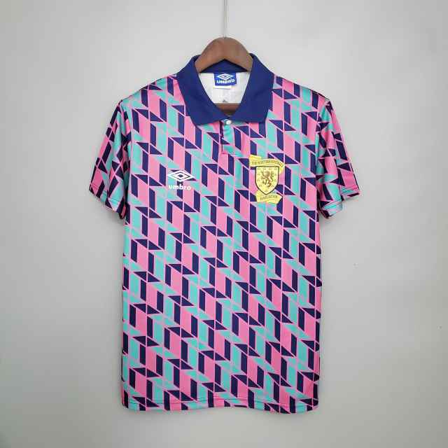 89-90 Scotland Away Soccer Retro Jersey