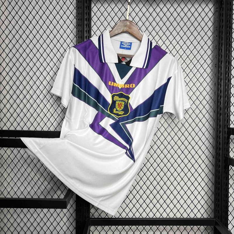 94-96 Scotland Away Soccer Retro Jersey