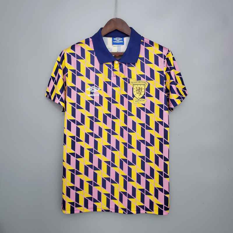 88-89 Scotland Third Away Soccer Retro Jersey