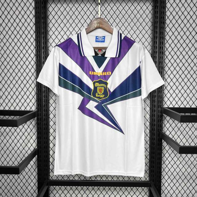 94-96 Scotland Away Soccer Retro Jersey