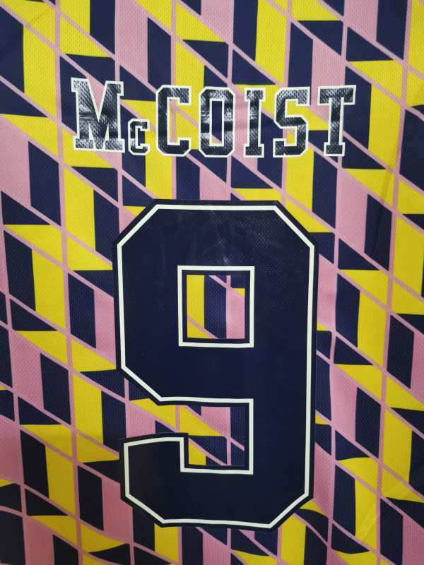 88-89 Scotland Third Away Soccer Retro Jersey