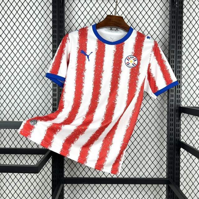 2026 Paraguay Home World Cup Soccer Jersey