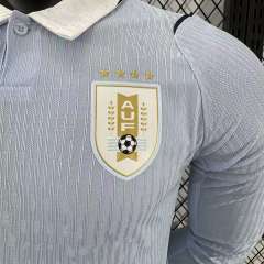 2026 Uruguay  Home World Cup Soccer Jersey Player Version Long Sleeve