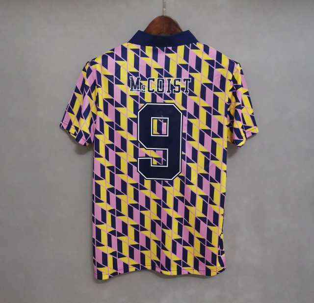 88-89 Scotland Third Away Soccer Retro Jersey
